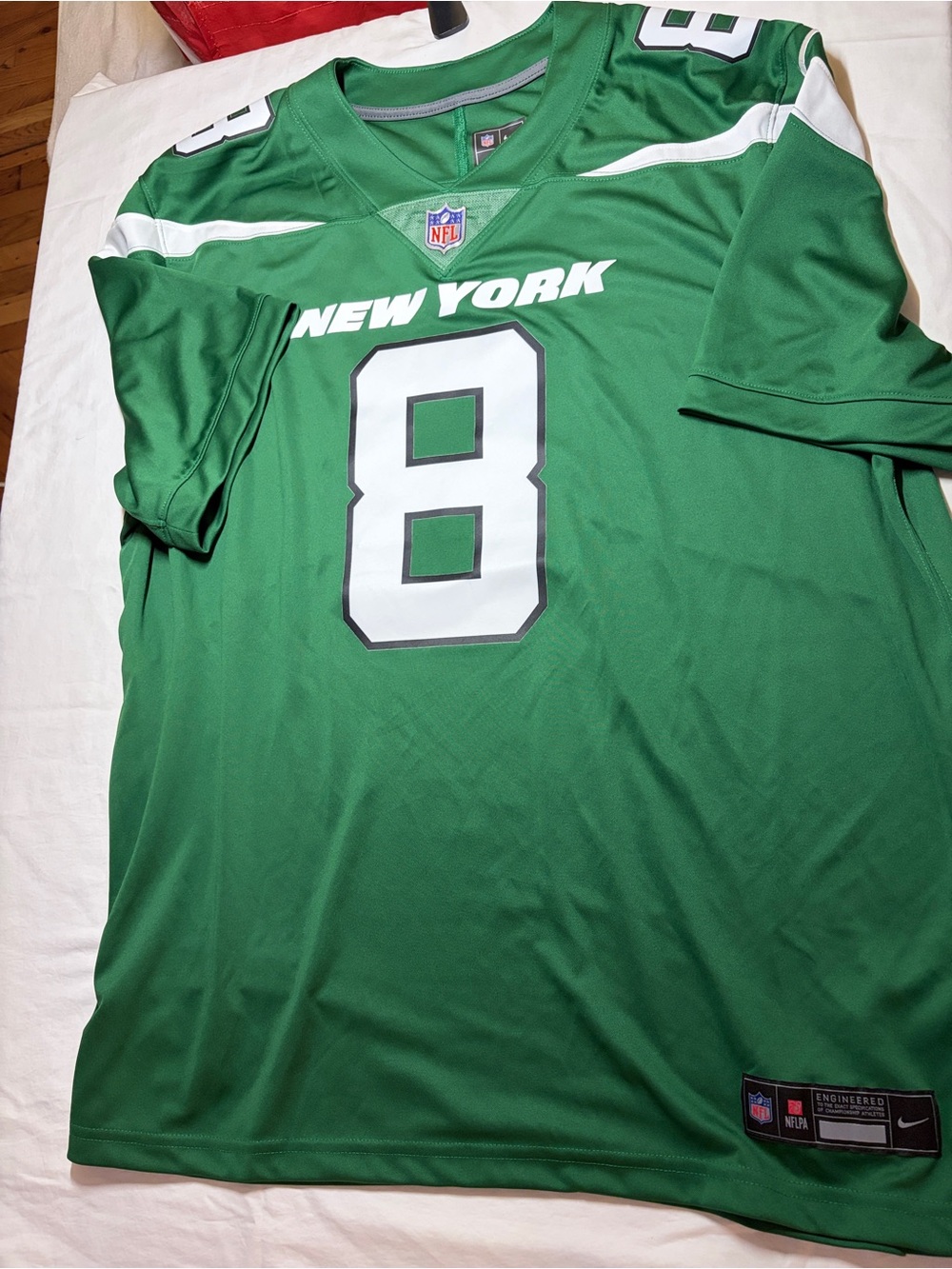 Nike Aaron Rodgers New York Jets Game Jersey Green Men's XXL